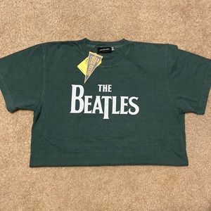 Good Rock Speed The Beatles Green T-Shirt Medium